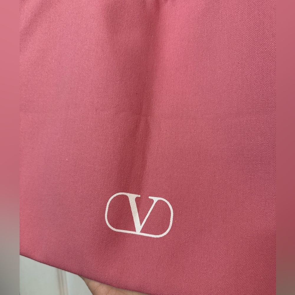 Valentino Beauty Pink Canvas Tote Bag - Picture 9 of 10